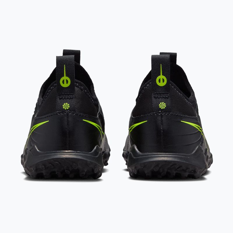 Buty piłkarskie dziecięce Nike Tiempo Maestro Flex Jr TF PS black/volt/black 2