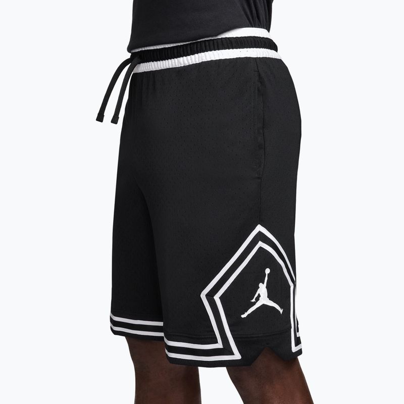 Spodenki koszykarskie męskie  Jordan Sport Dri-FIT 9" Diamond black/black/black 3
