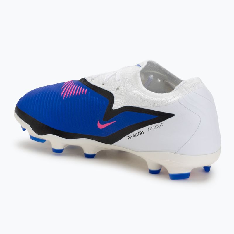 Buty piłkarskie dziecięce Nike Phantom 6 Low Pro FG/MG racer blue/white/pink blast 3