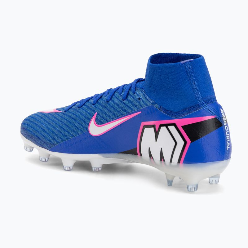 Buty piłkarskie męskie Nike Mercurial Superfly 10 Elite AG-Pro racer blue/white 3
