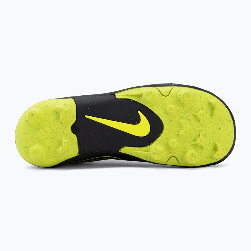 Buty piłkarskie dziecięce Nike Tiempo Maestro Flex Jr FG/MG PS black/volt/black 4