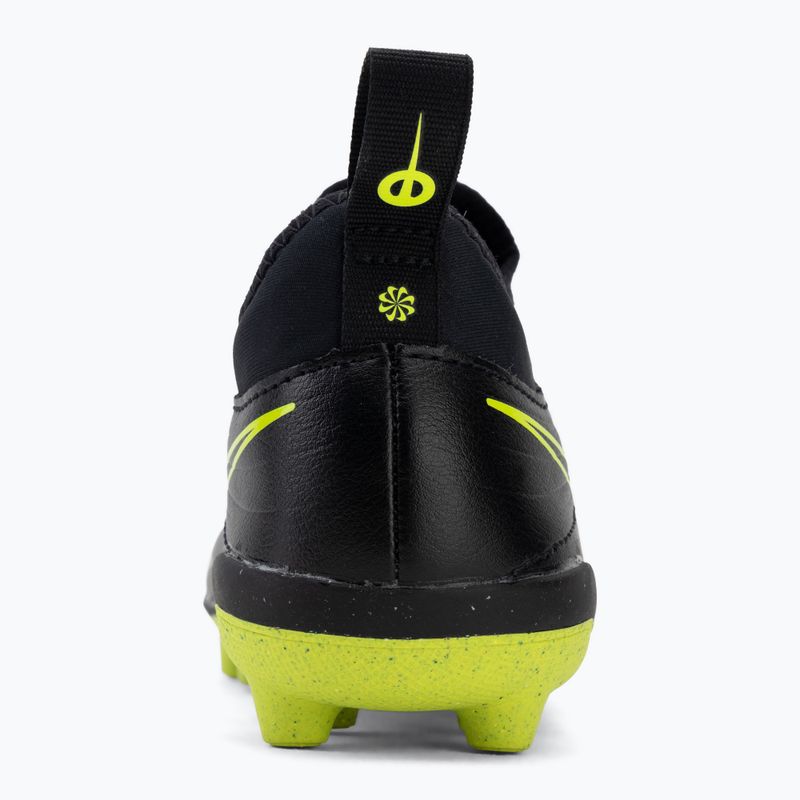 Buty piłkarskie dziecięce Nike Tiempo Maestro Flex Jr FG/MG PS black/volt/black 6