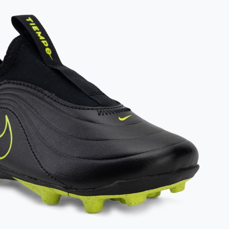 Buty piłkarskie dziecięce Nike Tiempo Maestro Flex Jr FG/MG PS black/volt/black 7