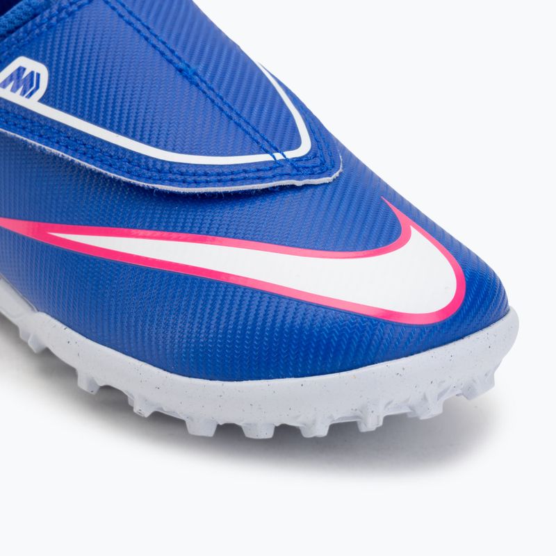 Buty piłkarskie dziecięce Nike Mercurial Vapor 16 Club TF racer blue/white 7
