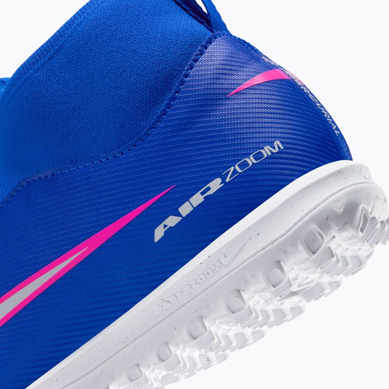 Buty piłkarskie dziecięce Nike Mercurial Superfly 10 Academy TF racer blue/white 10