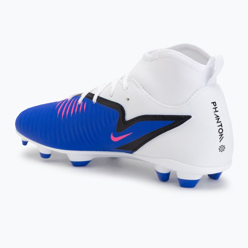 Buty piłkarskie męskie Nike Phantom 6 High Club FG/MG racer blue/white/pink blast 3