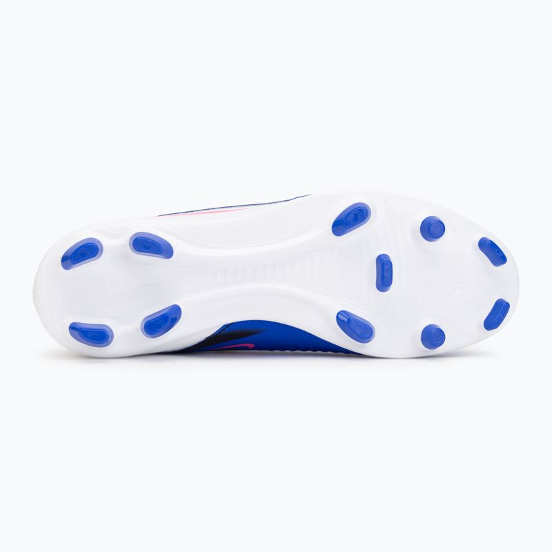 Buty piłkarskie męskie Nike Phantom 6 High Club FG/MG racer blue/white/pink blast 4