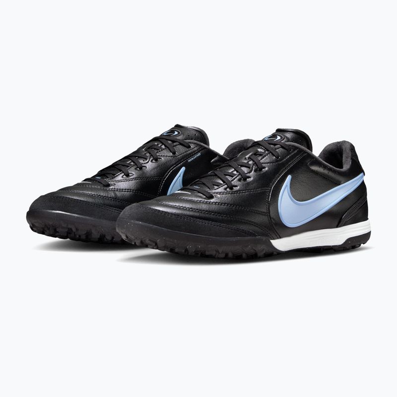 Buty piłkarskie męskie Nike Tiempo Ligera Pro TF black/ice blue/obsidian 10