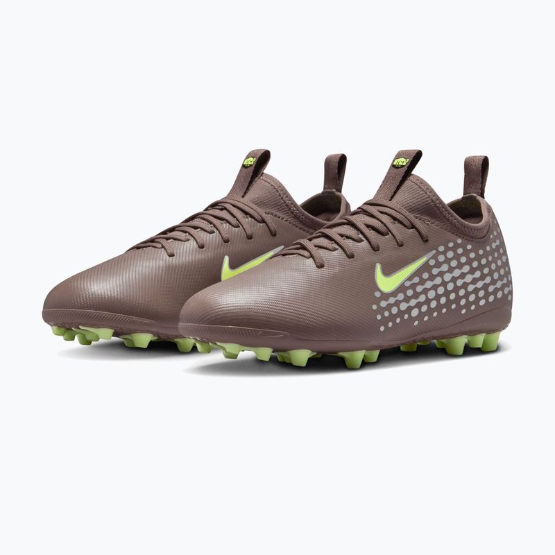 Buty piłkarskie dziecięce Nike Zoom Vapor 16 Academy Kylian Mbappe Jr AG plum eclipse/metallic silver 3