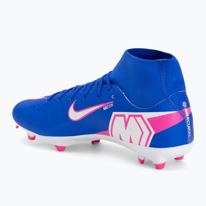 Buty piłkarskie męskie Nike Mercurial Superfly 10 Academy FG/MG racer blue/white 3