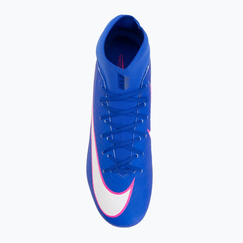 Buty piłkarskie męskie Nike Mercurial Superfly 10 Academy FG/MG racer blue/white 5