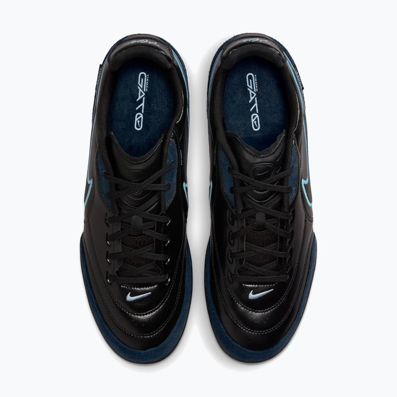 Buty piłkarskie męskie Nike Streetgato black/ice blue/obsidian 5