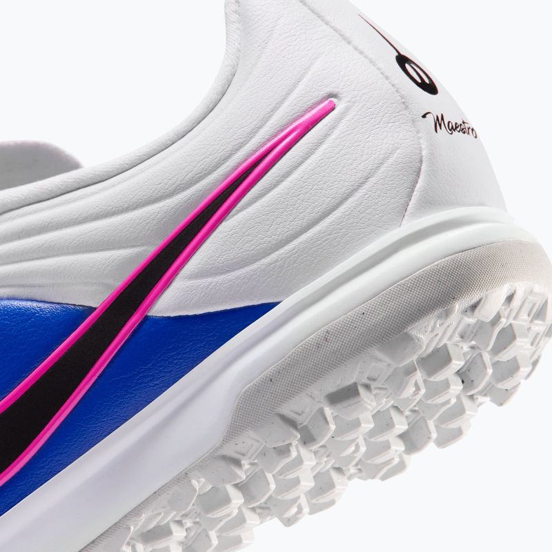 Buty piłkarskie dziecięce Nike Tiempo Maestro Academy Jr TF white/racer blue/pink blast/black 9
