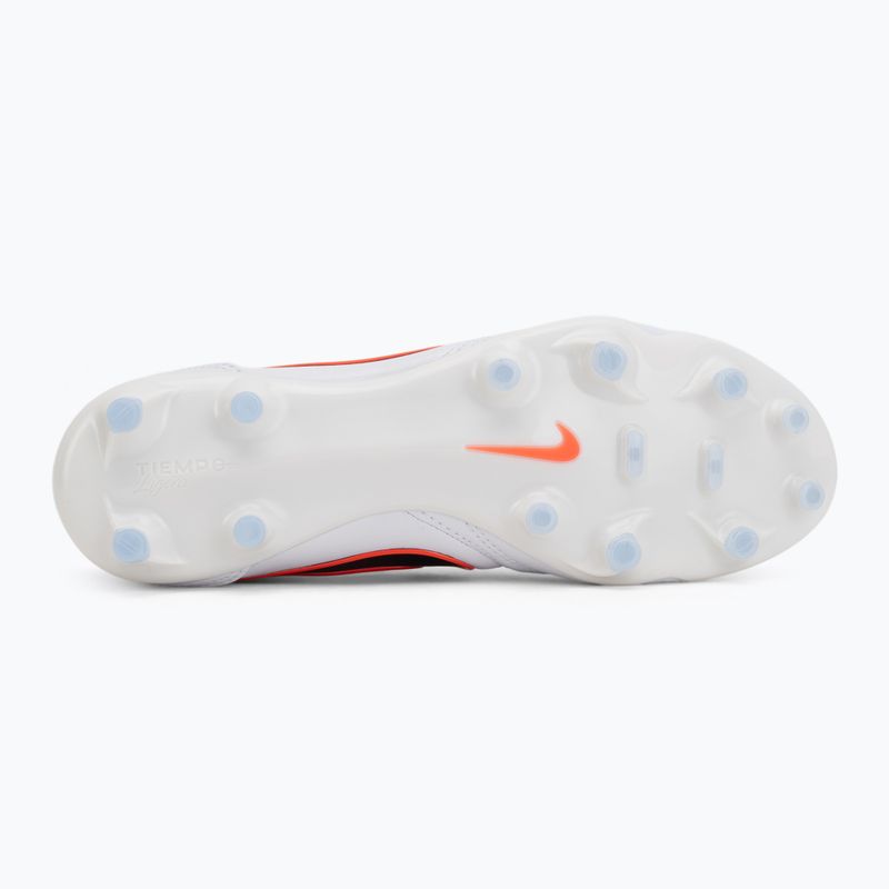 Buty piłkarskie męskie Nike Tiempo Ligera Pro FG white/bright crimson/black 4