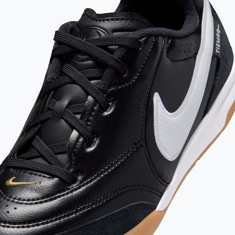 Buty piłkarskie dziecięce Nike Tiempo Streetgato Jr black/white 8