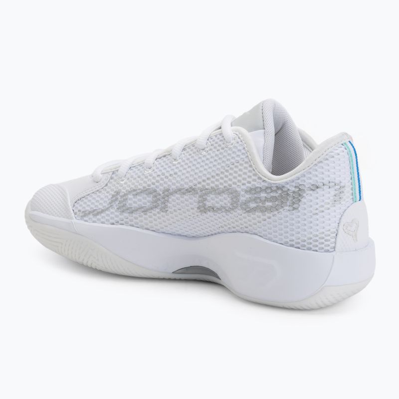 Buty do koszykówki męskie  Jordan Luka 77 white/metallic silver/photon dust 3