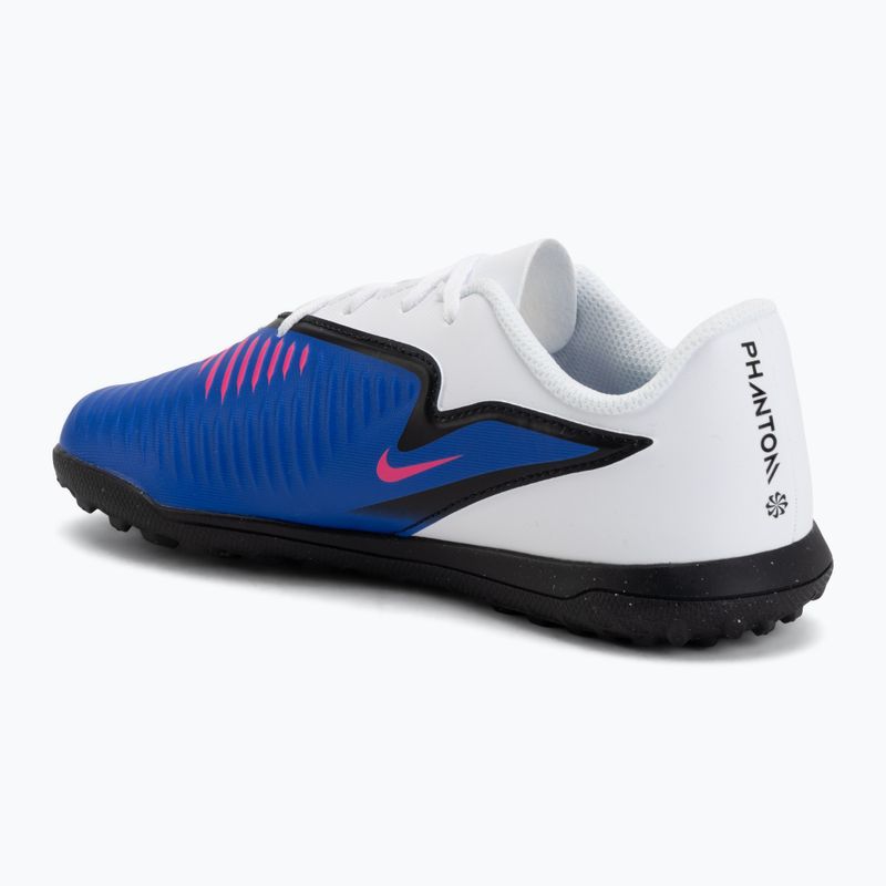 Buty piłkarskie dziecięce Nike Jr. Phantom 6 Low Club TF racer blue/white/pink blast 3