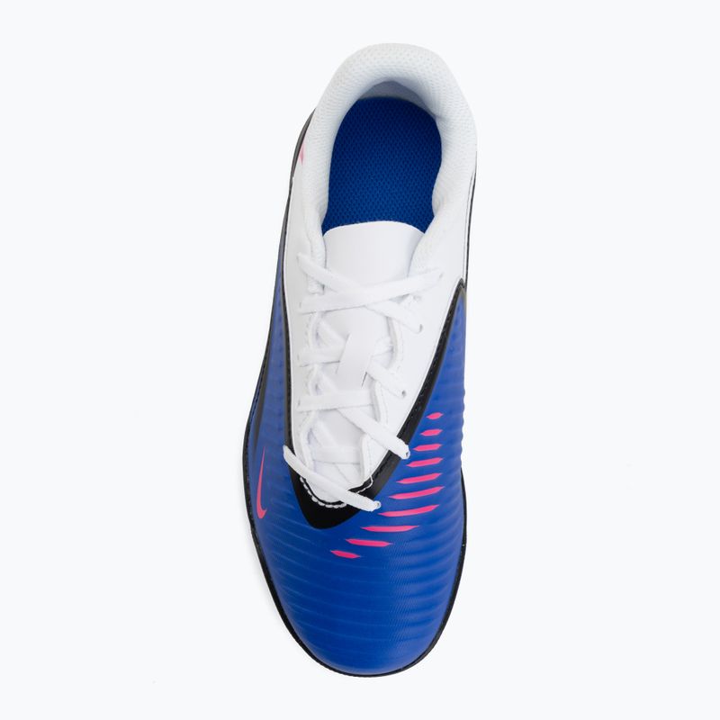 Buty piłkarskie dziecięce Nike Jr. Phantom 6 Low Club TF racer blue/white/pink blast 5