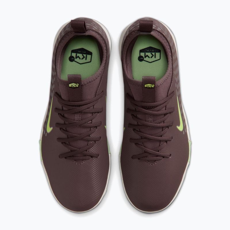 Buty piłkarskie dziecięce Nike Mercurial Vapor 16 Academy Kylian Mbappe TF plum eclipse/metallic silver 5