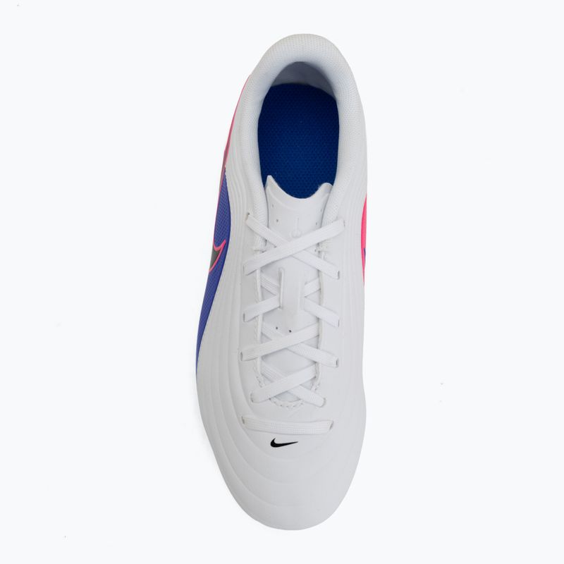 Buty piłkarskie dziecięce Nike Tiempo Maestro Club Jr FG/MG white/racer blue/pink blast/black 5