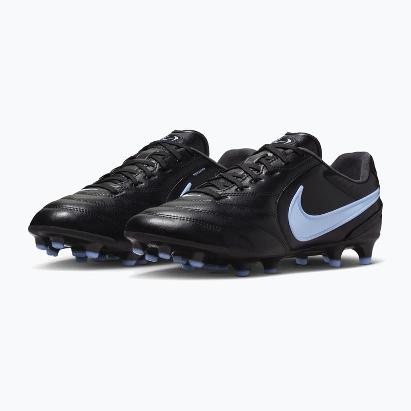 Buty piłkarskie męskie Nike Tiempo Ligera Pro FG black/ice blue/obsidian 10