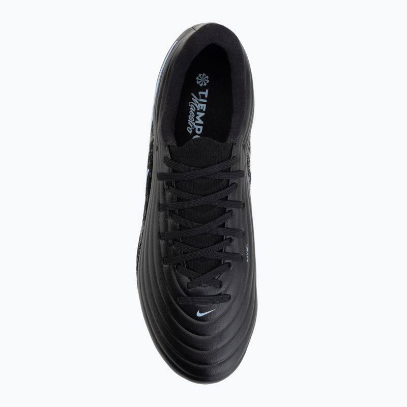Buty piłkarskie męskie Nike Tiempo Maestro Acad SG-Pro AC black/ice blue 5