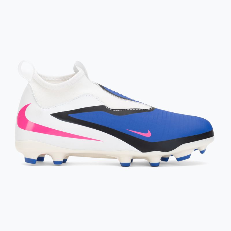 Buty piłkarskie dziecięce Nike Jr. Phantom 6 High Academy FG/MG racer blue/white/pink blast 2
