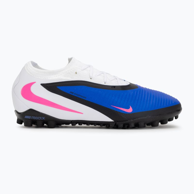 Buty piłkarskie męskie Nike Phantom 6 Low Pro TF racer blue/white/pink blast 2