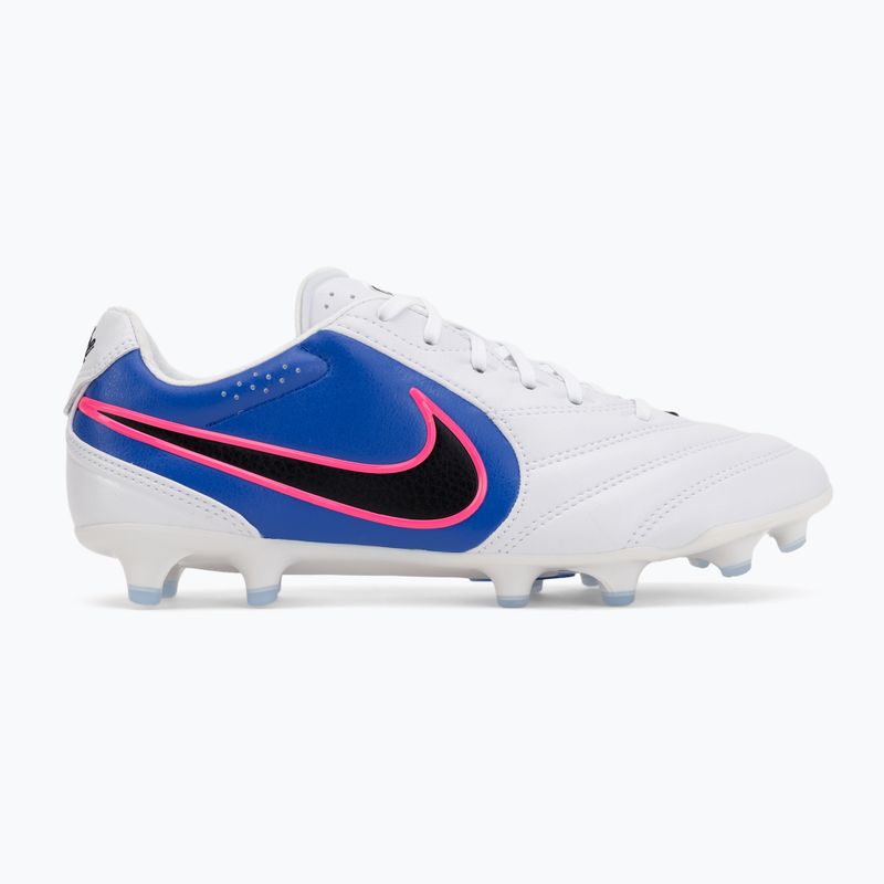 Buty piłkarskie męskie Nike Tiempo Ligera Pro FG white/racer blue/pink blast/black 2