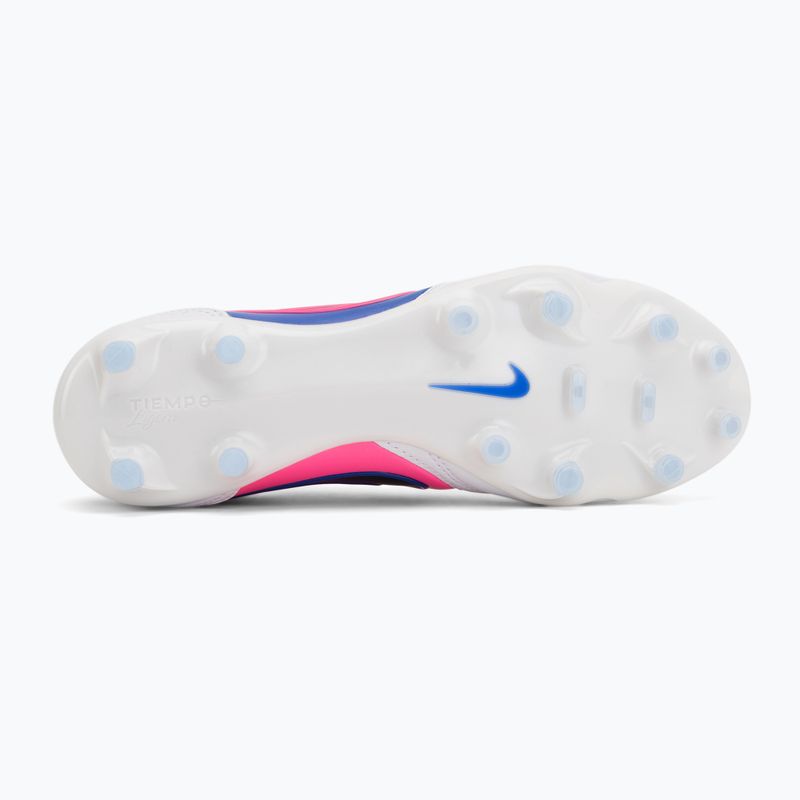 Buty piłkarskie męskie Nike Tiempo Ligera Pro FG white/racer blue/pink blast/black 4