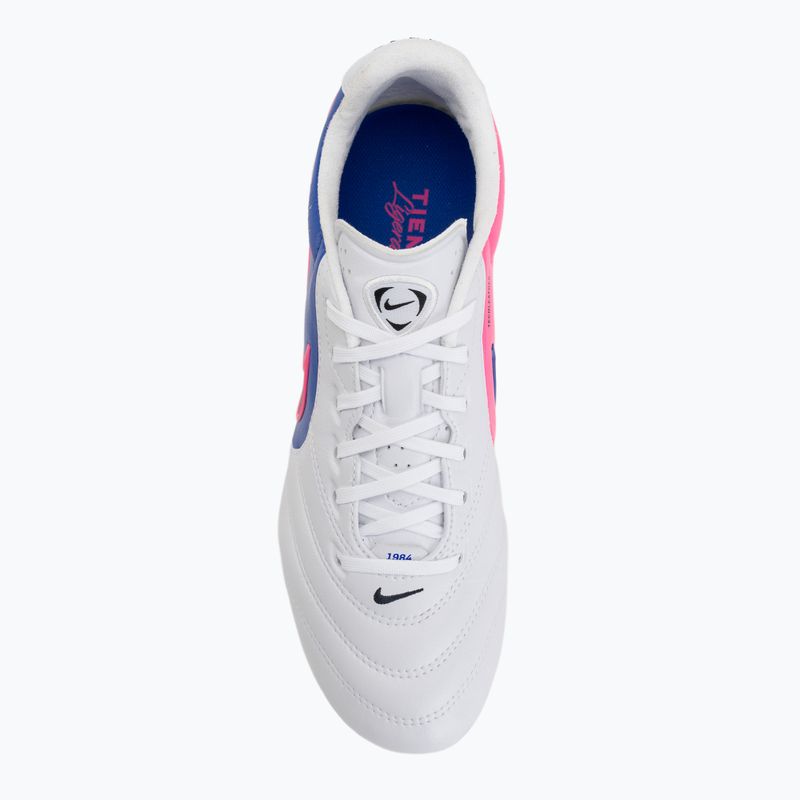 Buty piłkarskie męskie Nike Tiempo Ligera Pro FG white/racer blue/pink blast/black 5