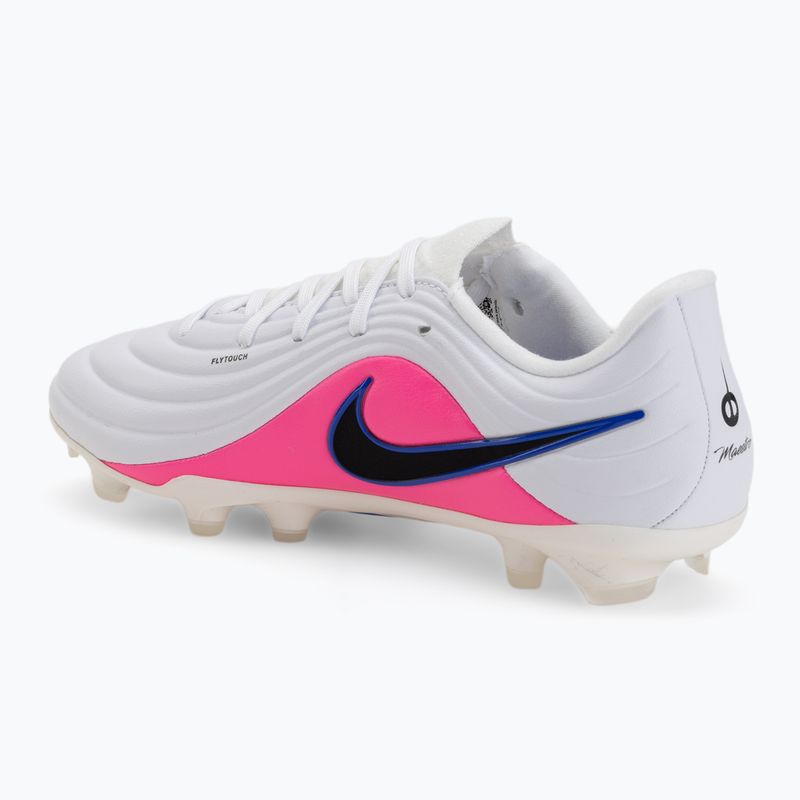 Buty piłkarskie dziecięce Nike Tiempo Maestro Academy Jr FG/MG white/racer blue/pink blast/black 3