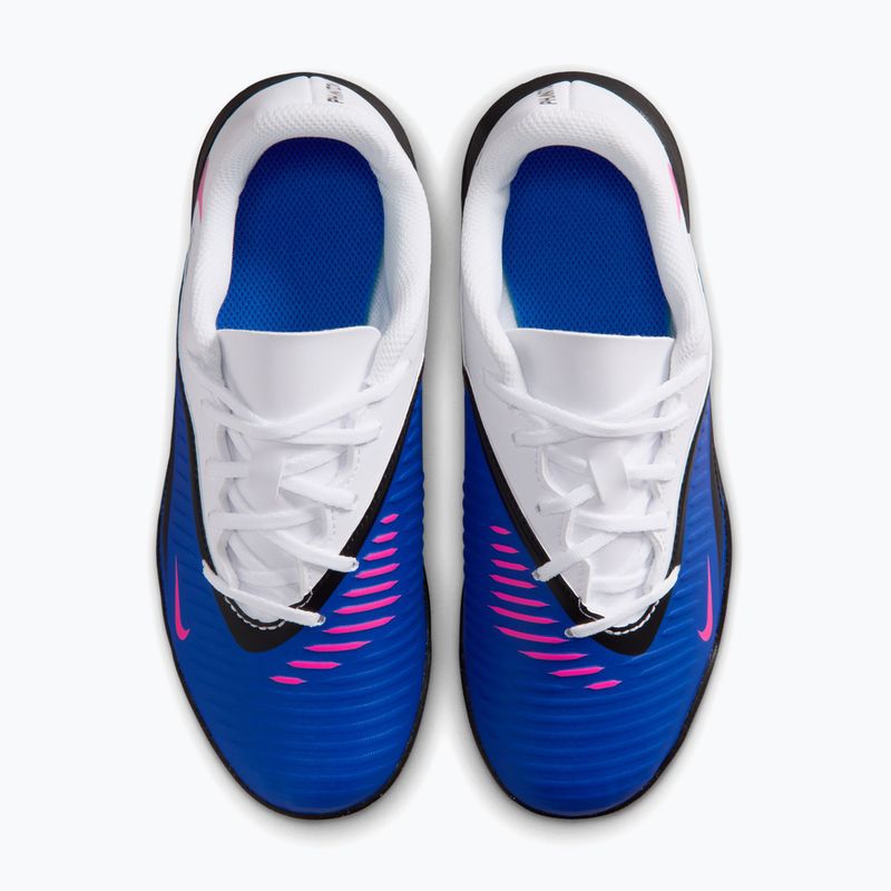 Buty piłkarskie dziecięce Nike Jr. Phantom 6 Low Club TF racer blue/white/pink blast 6