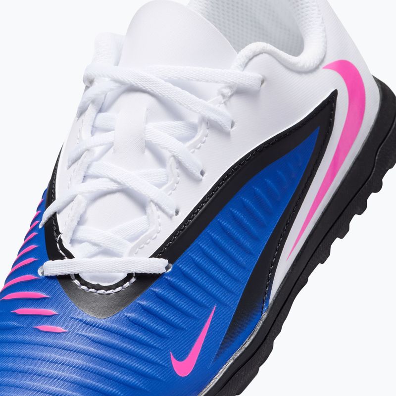 Buty piłkarskie dziecięce Nike Jr. Phantom 6 Low Club TF racer blue/white/pink blast 7