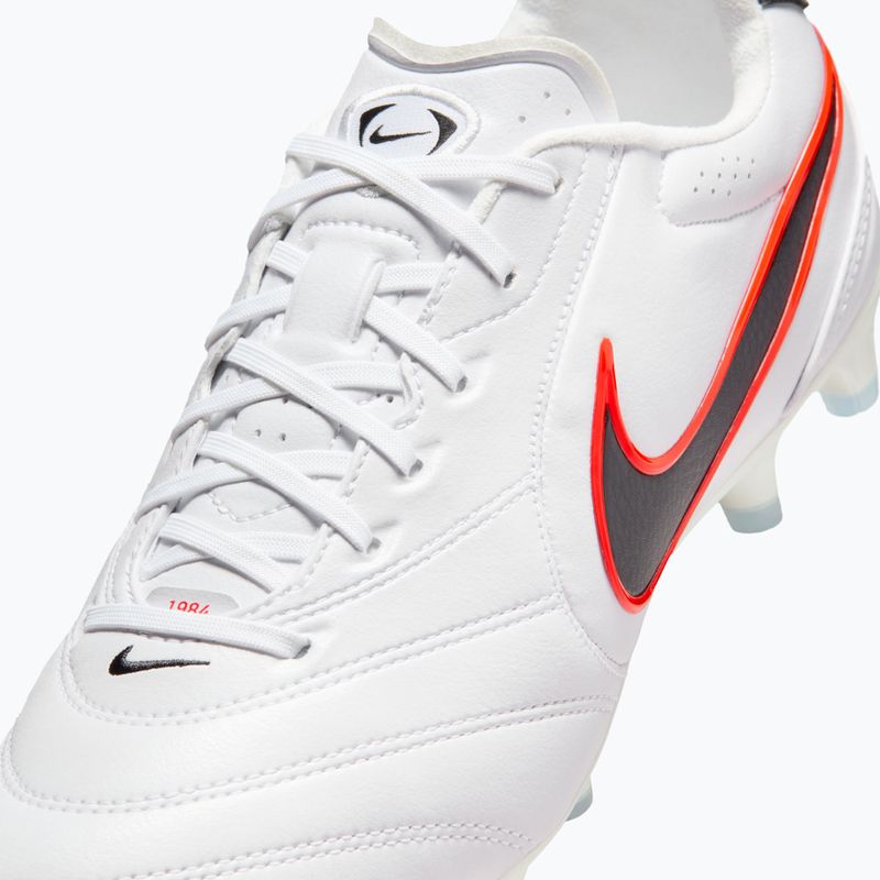 Buty piłkarskie męskie Nike Tiempo Ligera Pro FG white/bright crimson/black 8