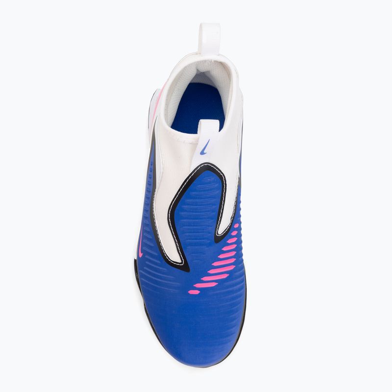 Buty piłkarskie dziecięce Nike Phantom 6 High Academy TF racer blue/white/pink blast 5