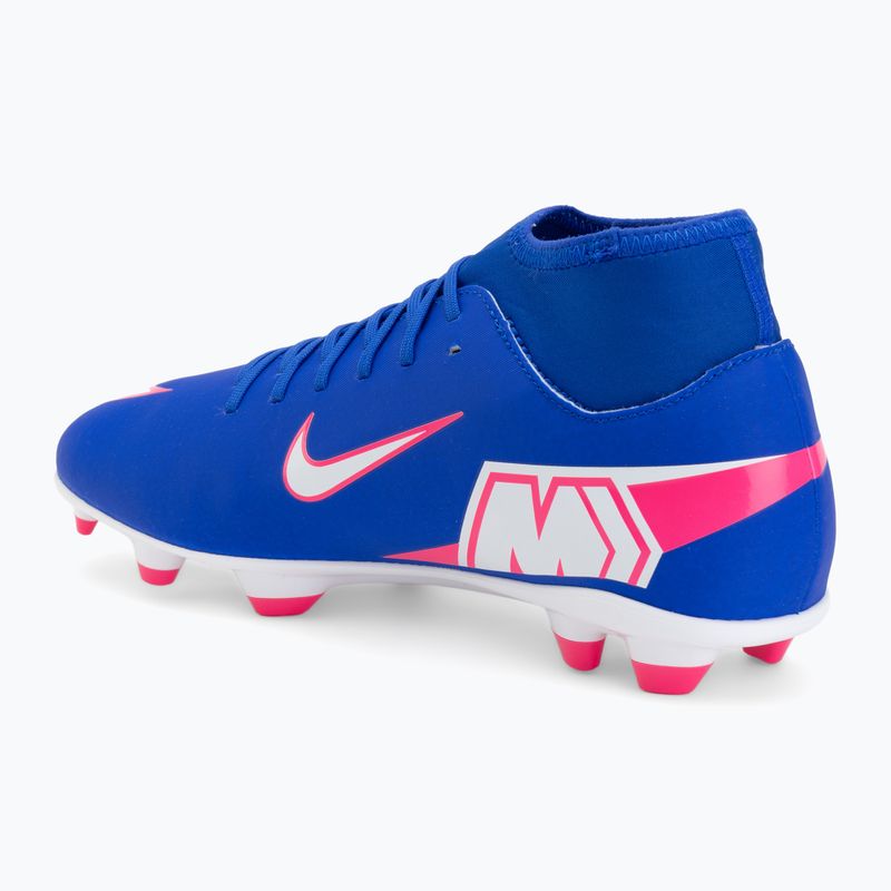 Buty piłkarskie męskie Nike Mercurial Superfly 10 Club FG/MG racer blue/white 3