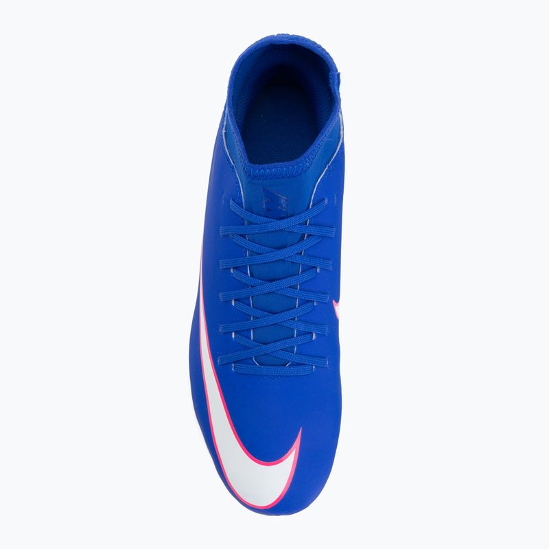 Buty piłkarskie męskie Nike Mercurial Superfly 10 Club FG/MG racer blue/white 5