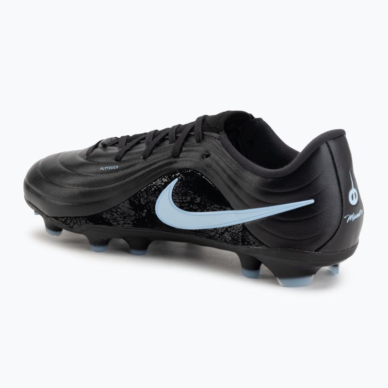 Buty piłkarskie dziecięce Nike Tiempo Maestro Academy Jr FG/MG black/ice blue 3