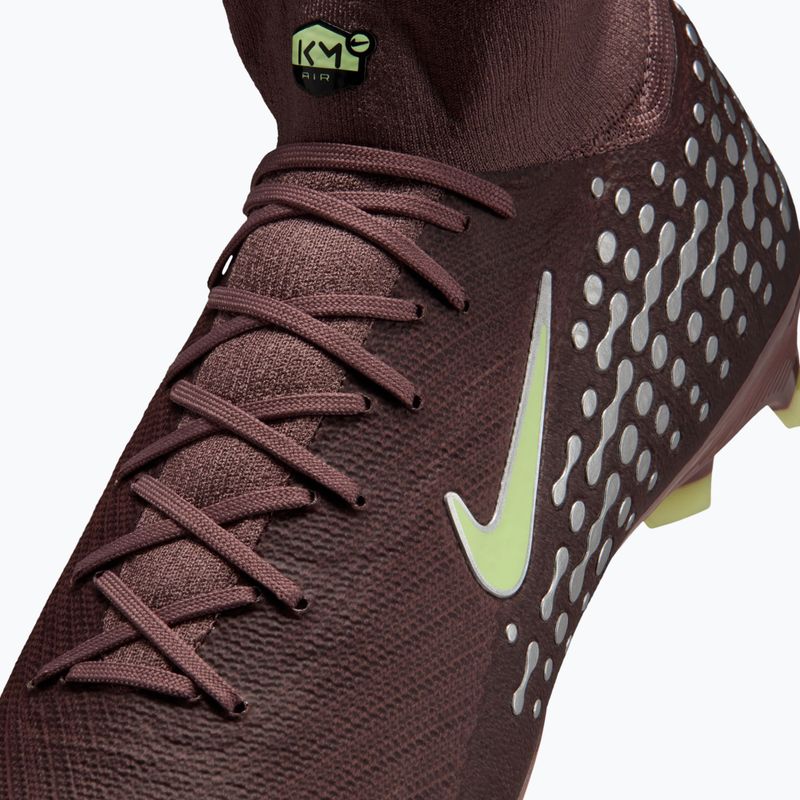 Buty piłkarskie męskie Nike Zoom Superfly 10 Pro Kylian Mbappe FG plum eclipse/metallic silver 4