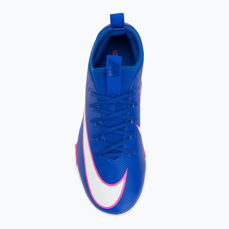 Buty piłkarskie dziecięce Nike Mercurial Vapor 16 Academy TF racer blue/white 5