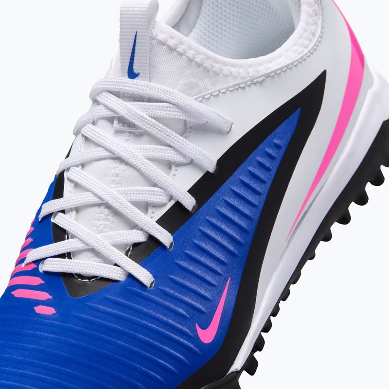 Buty piłkarskie dziecięce Nike Jr. Phantom 6 Low Academy TF racer blue/white/pink blast 9