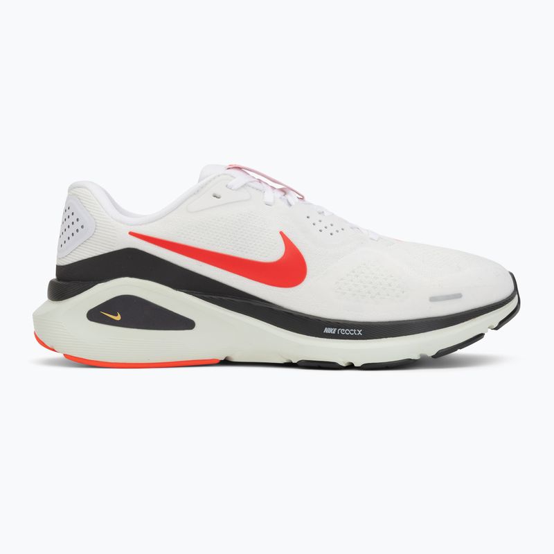 Buty do biegania męskie Nike Structure 26 white/medium ash/bright crimson 2