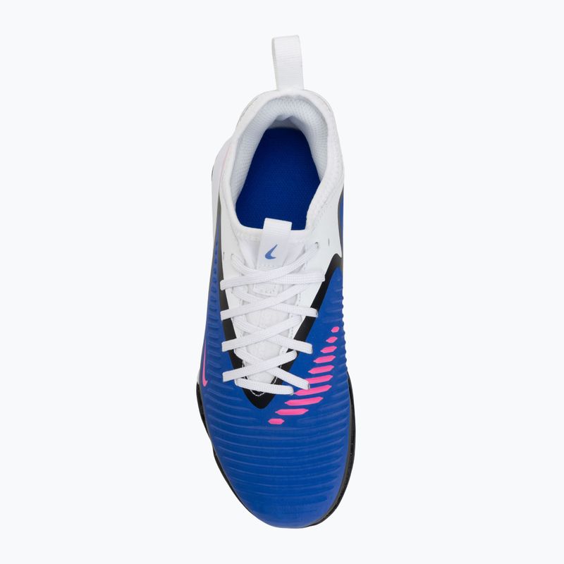 Buty piłkarskie dziecięce Nike Jr. Phantom 6 Low Academy TF racer blue/white/pink blast 5