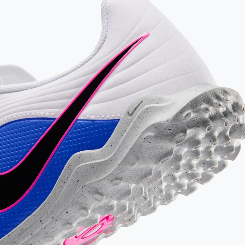 Buty piłkarskie dziecięce Nike Tiempo Maestro Club Jr TF white/racer blue/pink blast/black 15