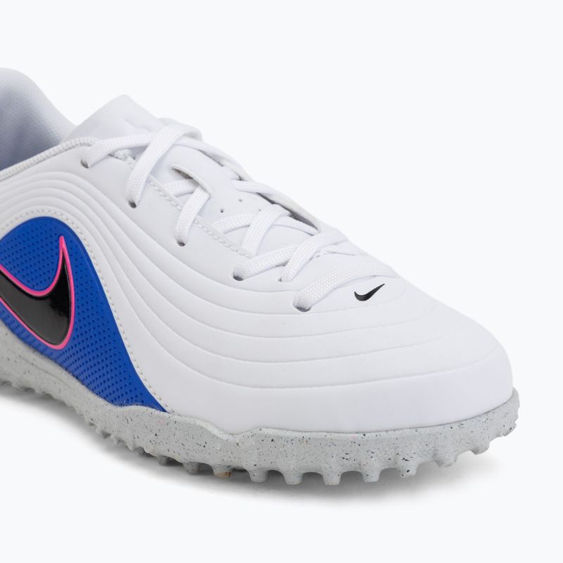 Buty piłkarskie dziecięce Nike Tiempo Maestro Club Jr TF white/racer blue/pink blast/black 7