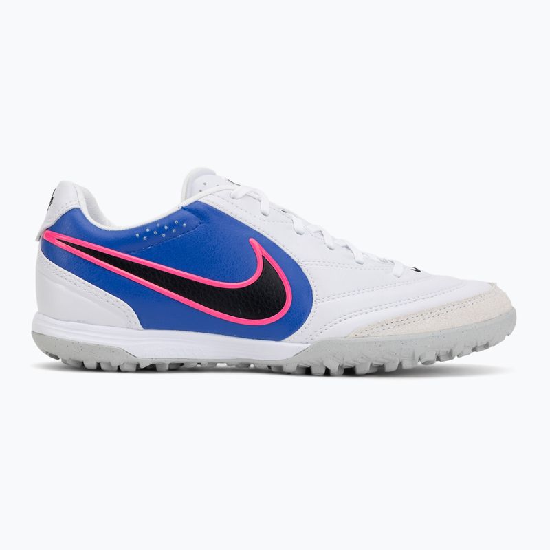 Buty piłkarskie męskie Nike Tiempo Ligera Pro TF white/racer blue/pink blast/black 2