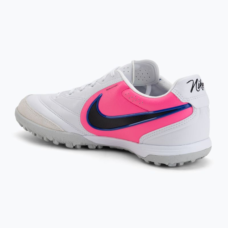 Buty piłkarskie męskie Nike Tiempo Ligera Pro TF white/racer blue/pink blast/black 3