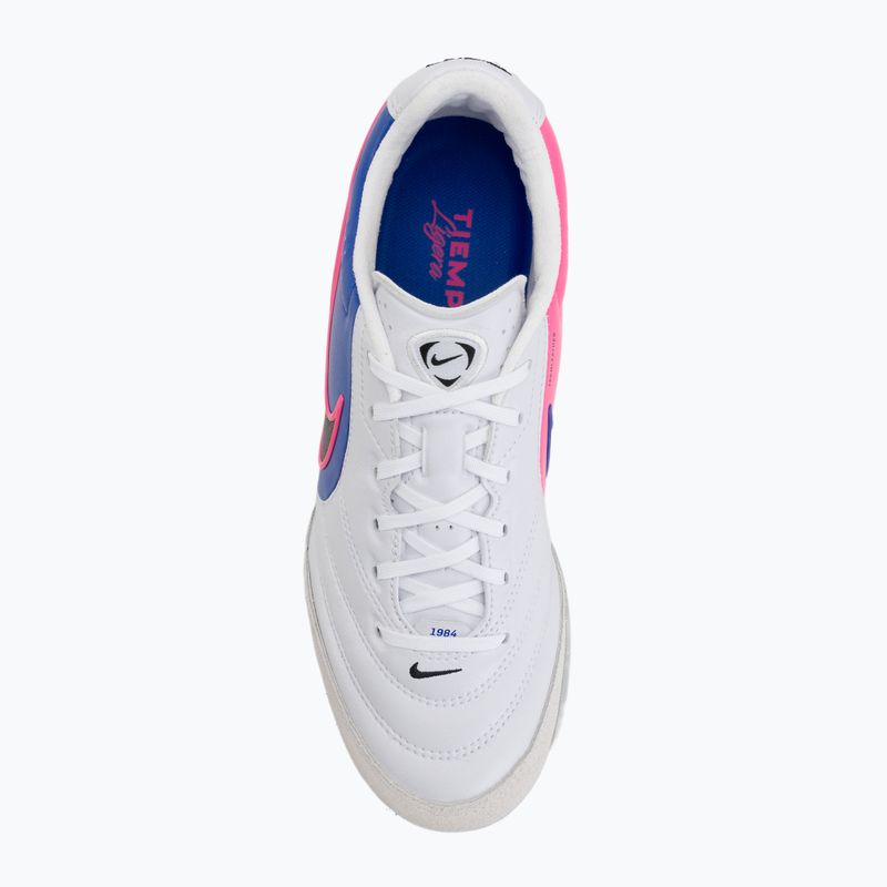 Buty piłkarskie męskie Nike Tiempo Ligera Pro TF white/racer blue/pink blast/black 5