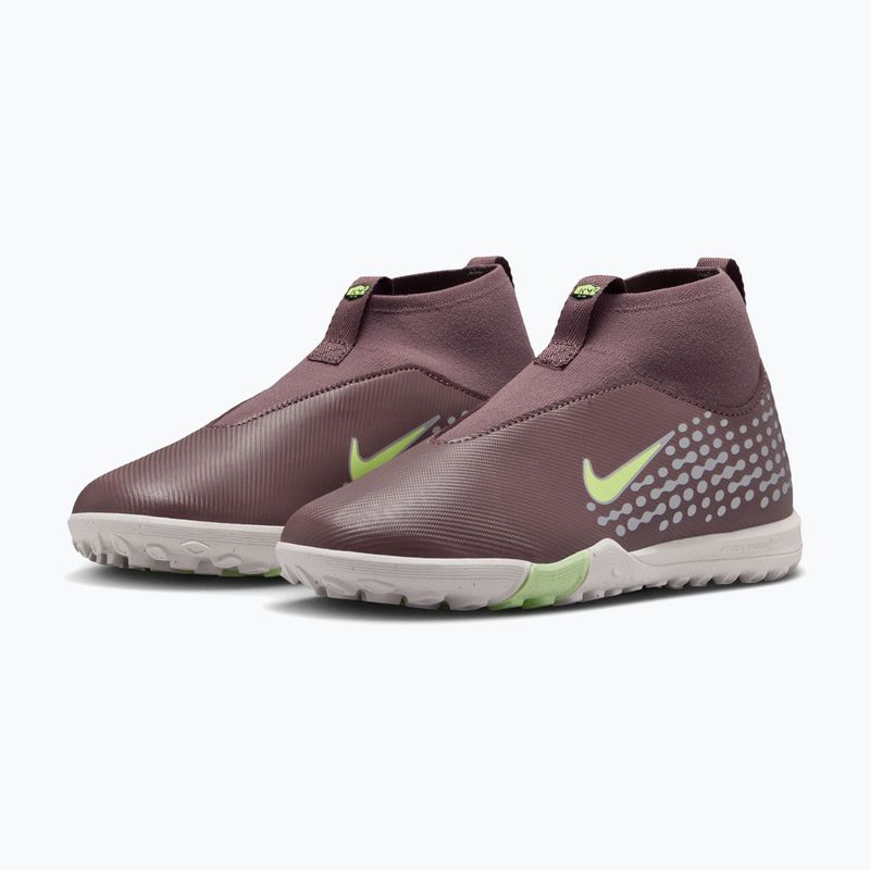 Buty piłkarskie dziecięce Nike Zoom Superfly 10 Academy Kylian Mbappe TF plum eclipse/metallic silver 3